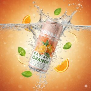 Radiant Orange 12-Pack | 12 × 250ml Herbal Sparkling Water