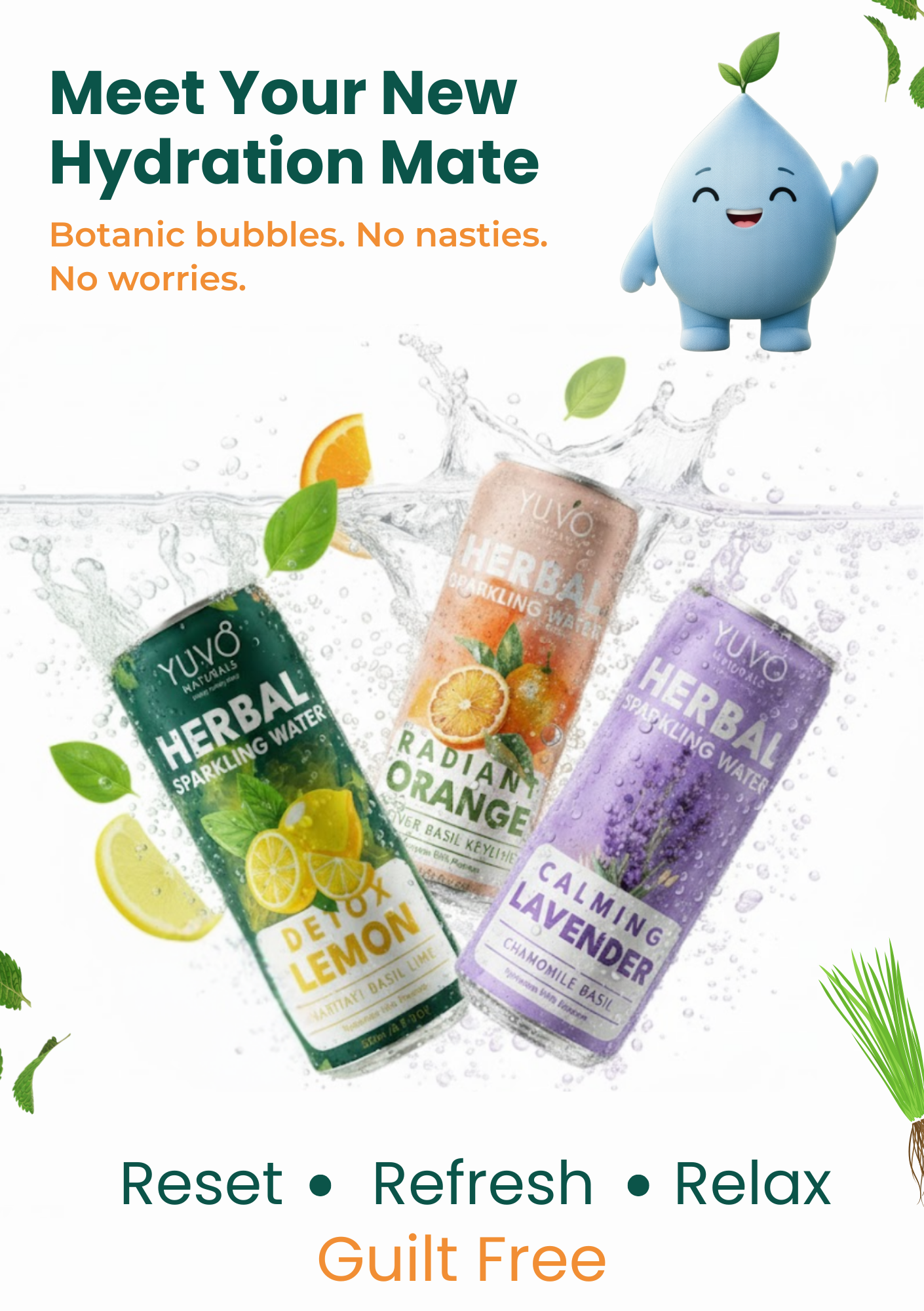 Calming Lavender 12-Pack | 12 × 250ml Herbal Sparkling Water - Image 7