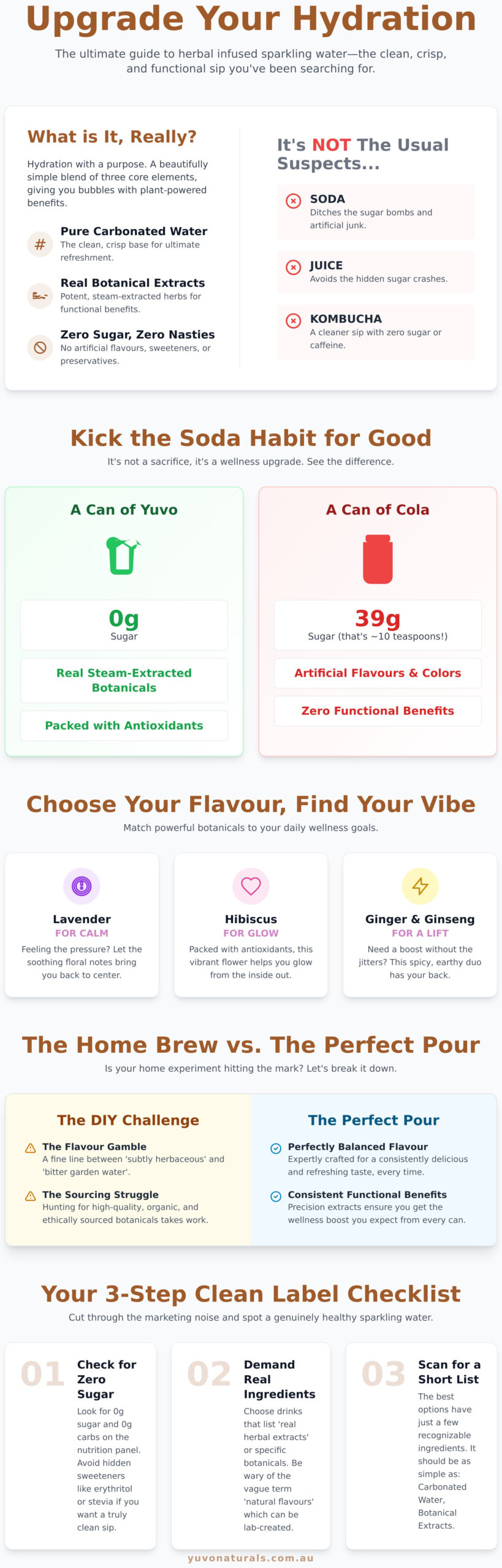 Herbal Infused Sparkling Water: Your Ultimate Guide to a Healthier Vibe - Infographic