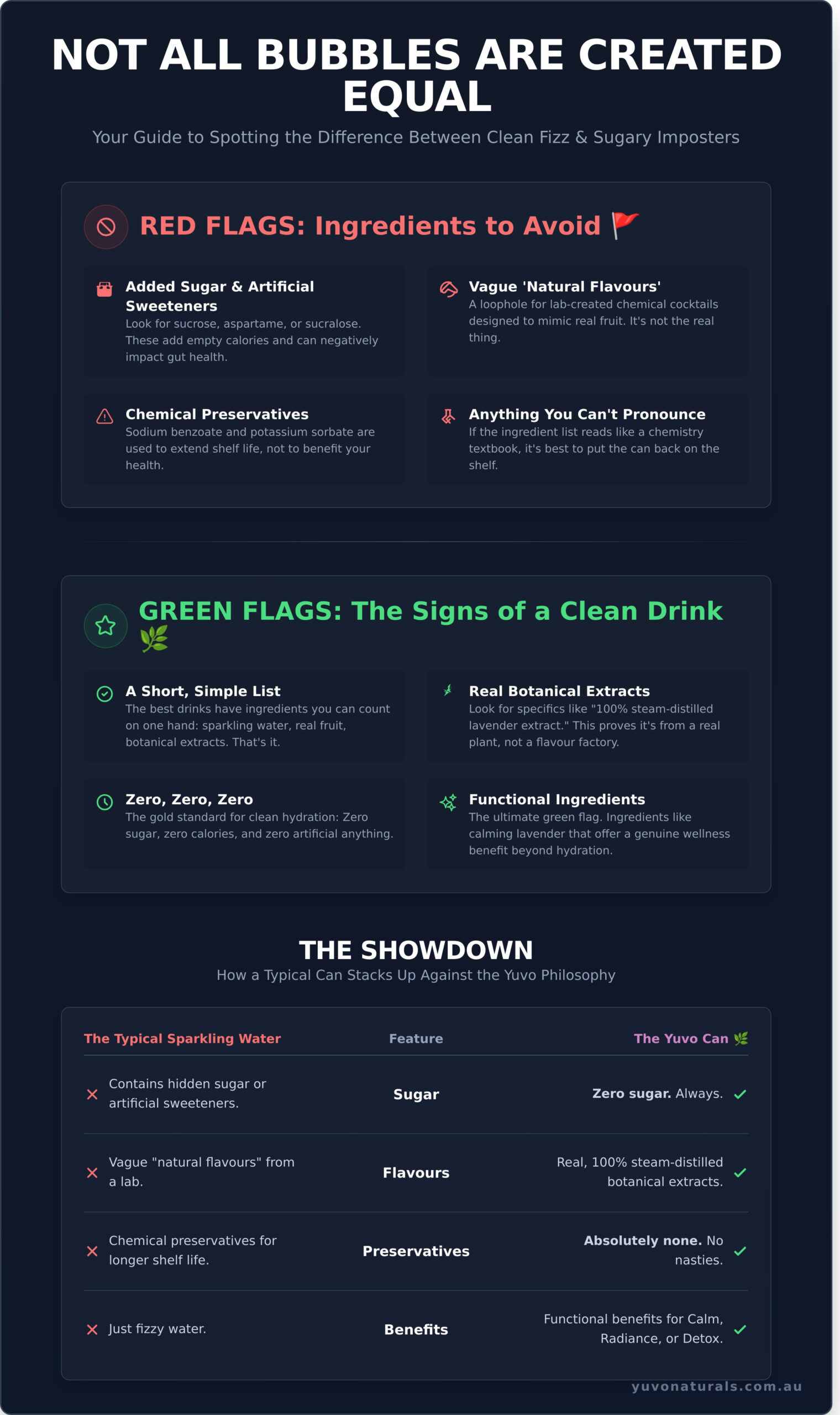 Sparkling Water Cans: Ditch the Sugar, Sip on Wellness - Infographic