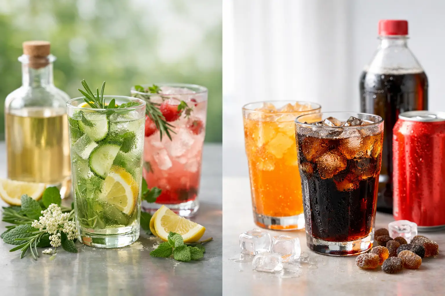 Botanical Drinks vs Soft Drinks