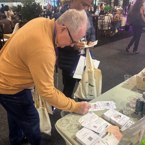 Yuvo’s zero-sugar herbal sparkling beverages at Naturally Good Expo